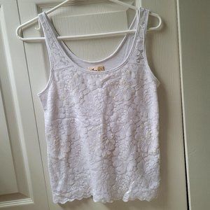 Hollister lace tank top Size S